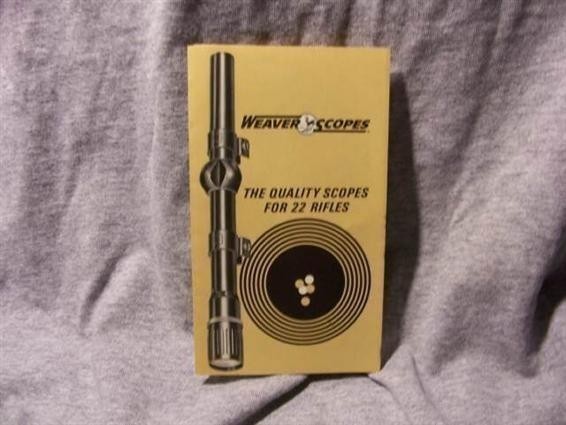 WeaverScopes -1969 Brochure-img-1