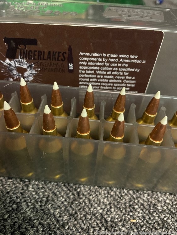 (20) 243 wssm 90gr Nosler Accubond ammo ammunition -img-0