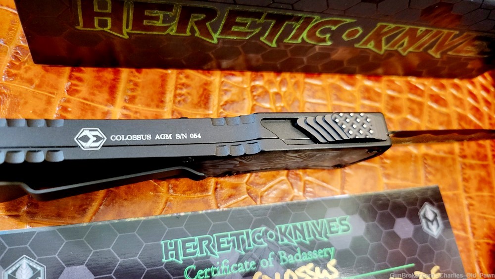 HERETIC KNIVES CUSTOM COLOSUS HAND GROUND BAKER FORGE GOMAI DAGGER -img-7