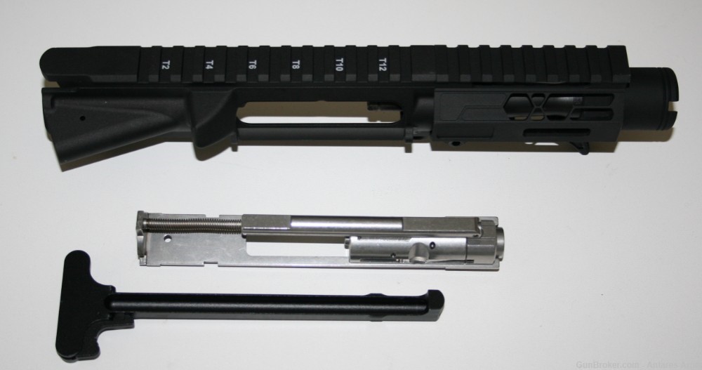 .22LR Complete Upper Receiver AR-15 4.5" Threaded barrel Lightweight MLOK -img-4