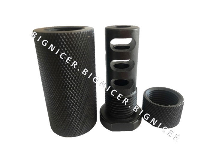 Kineti-Tech Style Sound Redirecting Muzzle Brake for AR15 ½ x 28-img-0