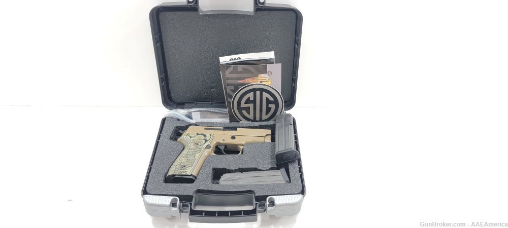 Sig Sauer P229 M11-A1 9MM 15+1 Factory FDE  3 Mags / Holsters / Extra Grips-img-4