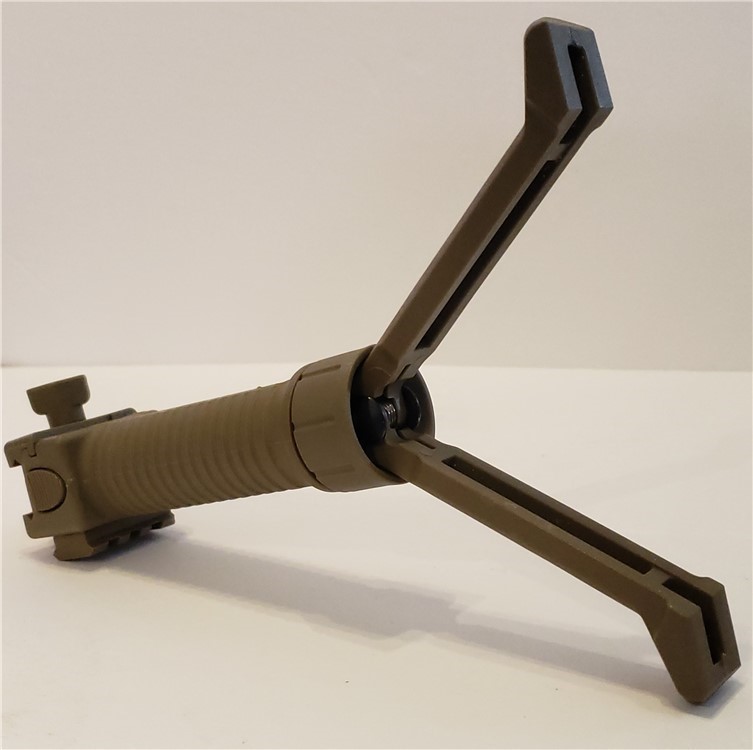 Tactical Foregrip Bipod Stand 6" - 9" Quick Release Spring Picatinny Mount-img-3