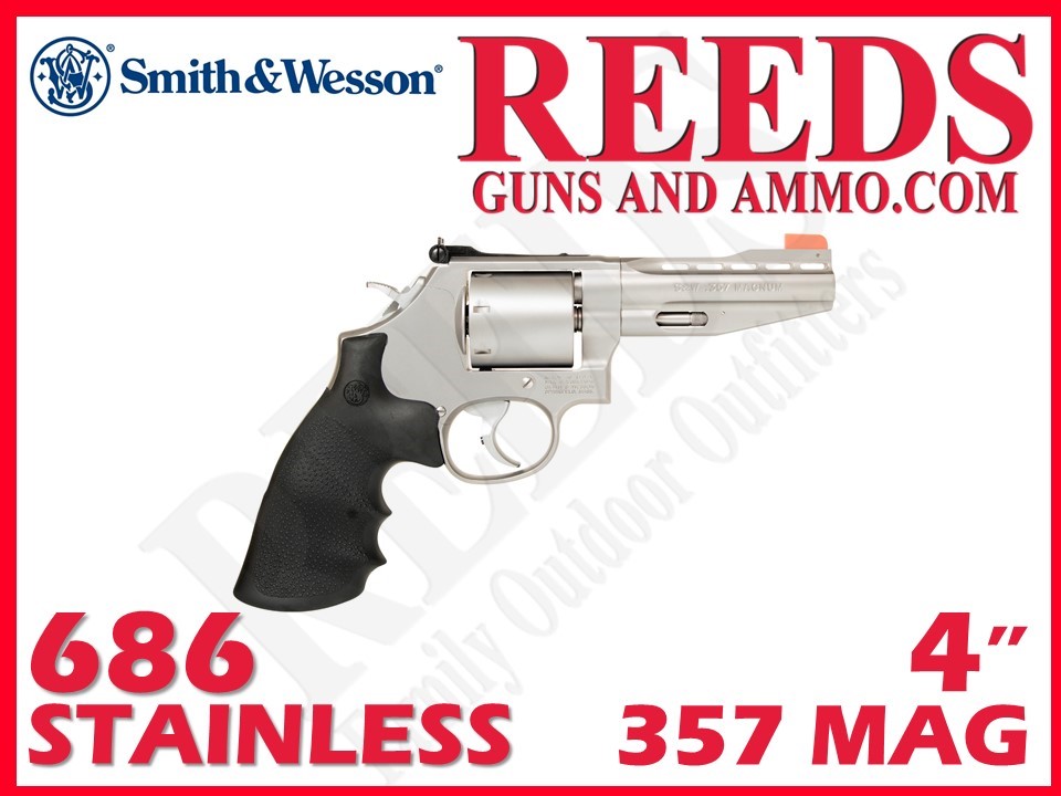 Smith & Wesson 686 Performance Center Stainless 357 Mag 4in 6 Shot 11759-img-0