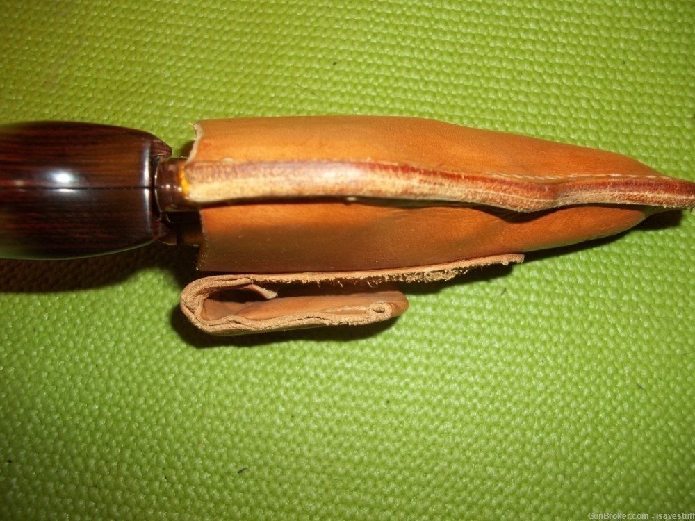 Vintage George Lawrence R/H OWB Leather Holster Smith Wesson J frame & Hump-img-9