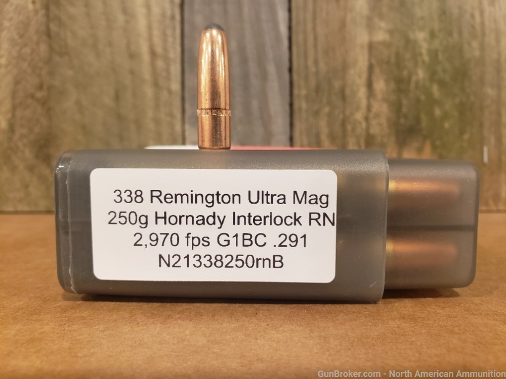 NAACO 338 Remington Ultra Mag (RUM) 250g RN-img-0