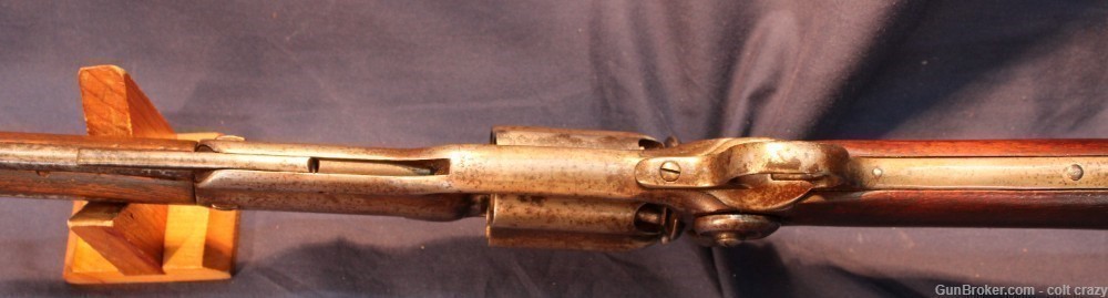 Colt Model 1855 US Marked .56 Caliber Revolving Rifle Civil War, Original -img-16