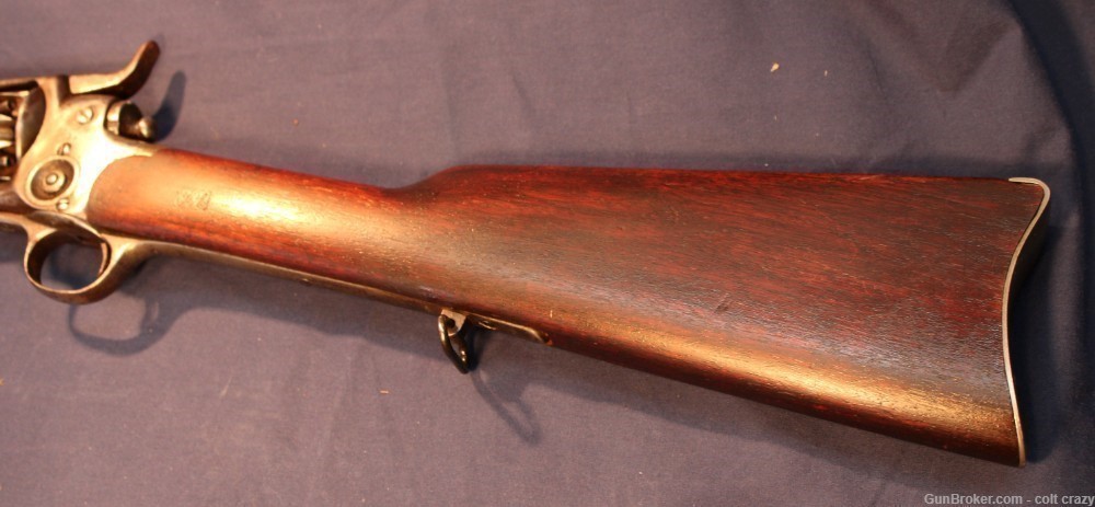 Colt Model 1855 US Marked .56 Caliber Revolving Rifle Civil War, Original -img-10