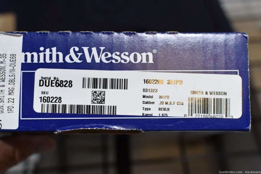 SMITH AND WESSON 351PD 22 MAGNUM 7 SHOT NIB-img-3