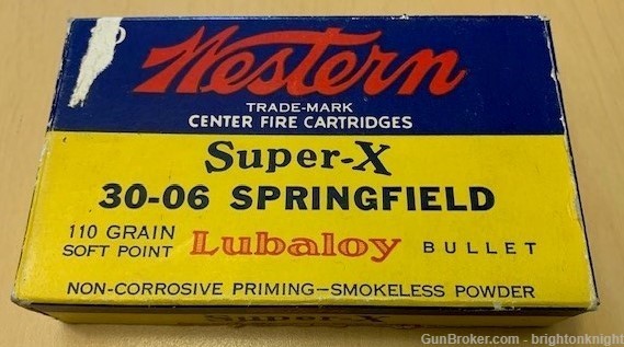 Western Super X 30-06 Springfield 110 Grain SP Lubaloy cartridges .30-06-img-0