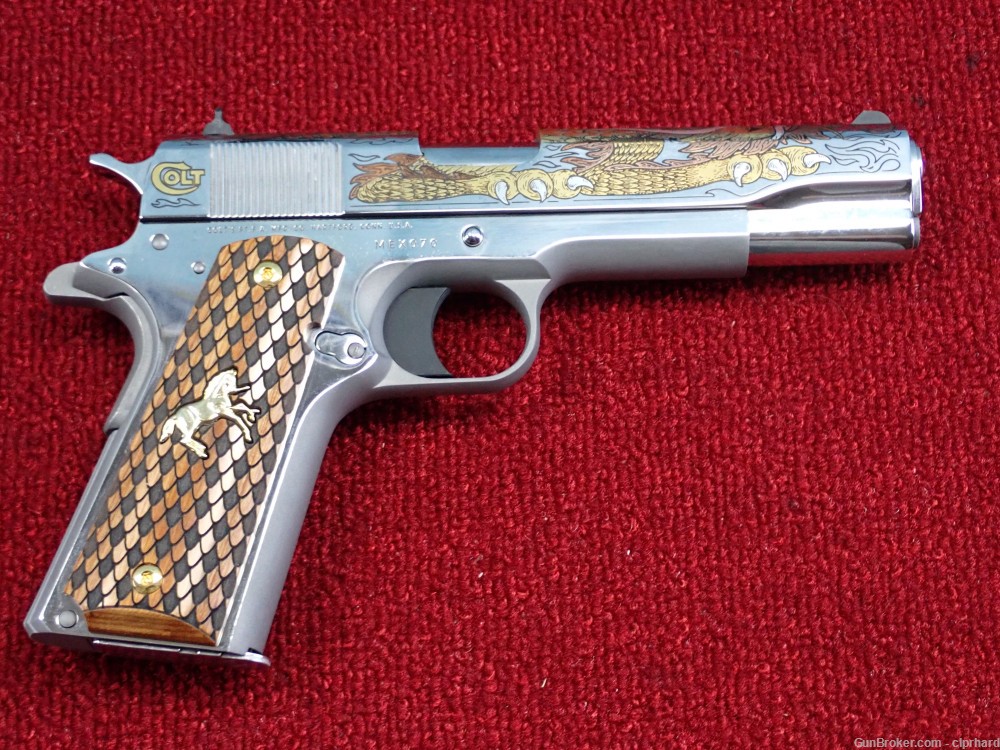 Colt 1911 DRAGON 38 Super 5" TALO Limited Edition Mfg 2004-img-3