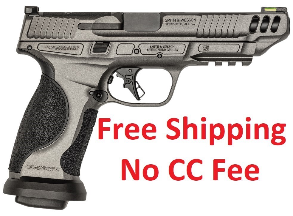 S&W 13199 M&P Performance Center M2.0 Competitor 9mm 17+1 5" Tungsten Gray -img-0