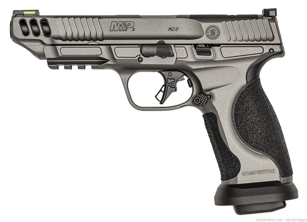 S&W 13199 M&P Performance Center M2.0 Competitor 9mm 17+1 5" Tungsten Gray -img-2