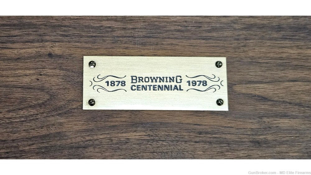 1878-1978 Centennial Belgium Browning Hi-Power 9mm 4.7" Chrome + Knives -img-10