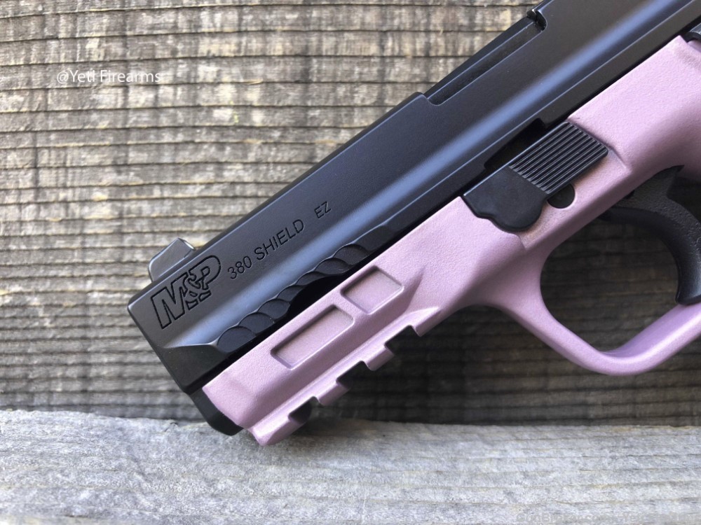 Smith & Wesson M&P Shield EZ .380 Champagne Pink Cerakote #180023-img-4