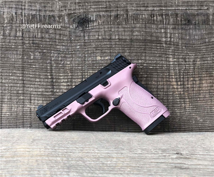 Smith & Wesson M&P Shield EZ .380 Champagne Pink Cerakote #180023-img-2