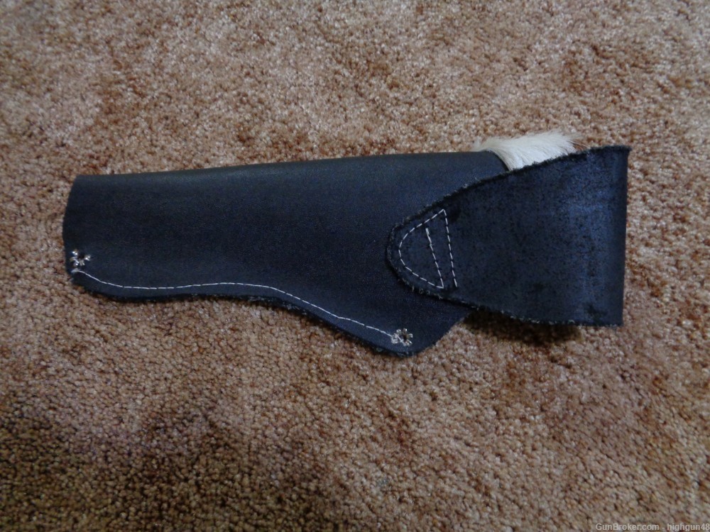 Custom Leather Belt Holster 5.5in Revolver or Pistol.-img-1
