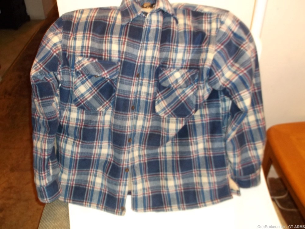 SHIRT JACKET, size XL, WOOL  LINING,  2 CHEST POCKETS, BUTTON CLOSURE  -img-0