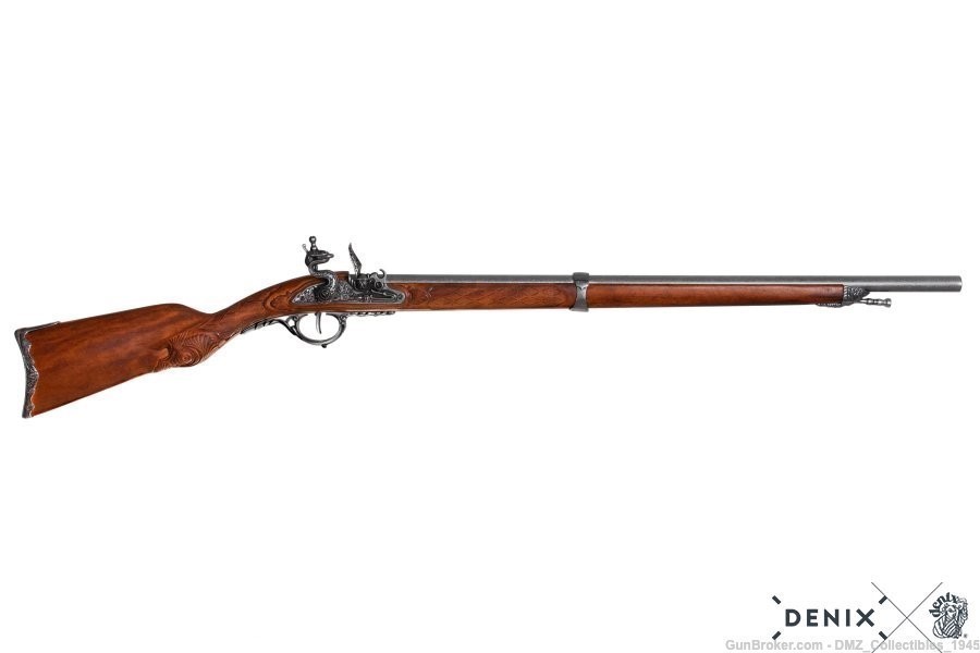 Colonial 1807 French Flintlock Rifle Non Firing Replica Denix of Spain-img-0