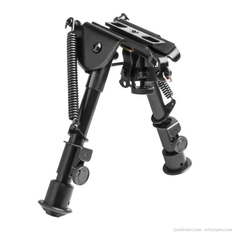 Tactical Bipod w/ Barrel Mount Fits Ruger Mini14 PC Carbine Ranch Rifle-img-0