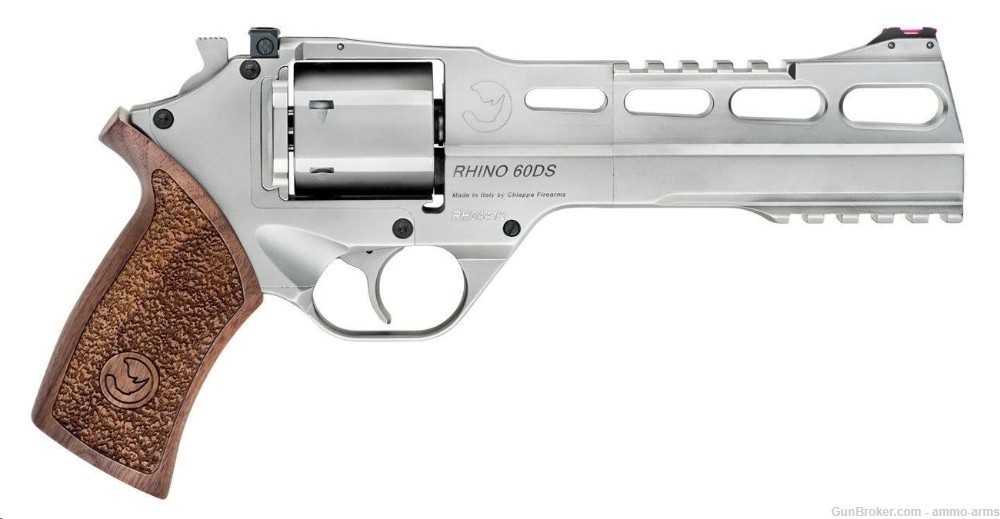 Chiappa Rhino 60 DS .357 Magnum 6" Nickel 6 Rounds 340.224-img-1