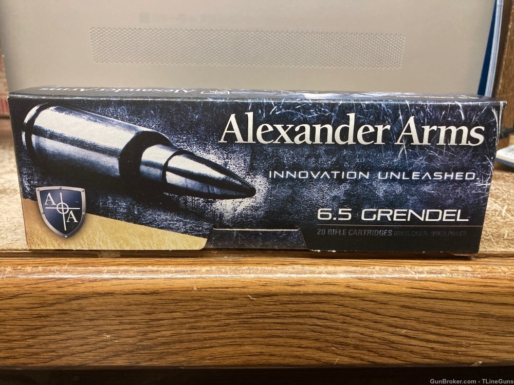 Alexander Arms 6.5 Grendel 129 GR Hornady SST 20 Rounds-img-1
