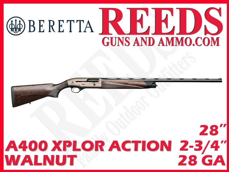 Beretta A400 Xplor Action Bronze Walnut Blued 28 Ga 2-3/4in 28in J40AA88 -img-0