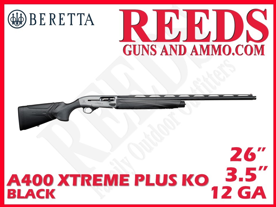 Beretta A400 Xtreme Plus KO Black Synthetic 12 Ga 3-1/2in 26in J42XD16-img-0
