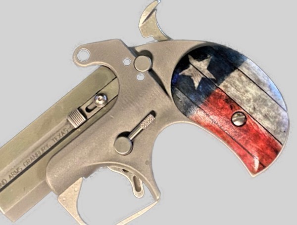 fits Bond Arms Derringer Grips Rustic Texas Flag-img-2