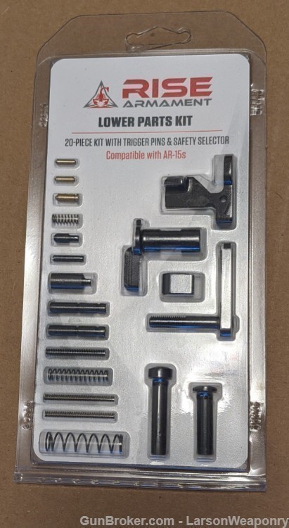 Rise Armament 20-Piece Lower Parts Kit LPK Trigger Pins-img-2