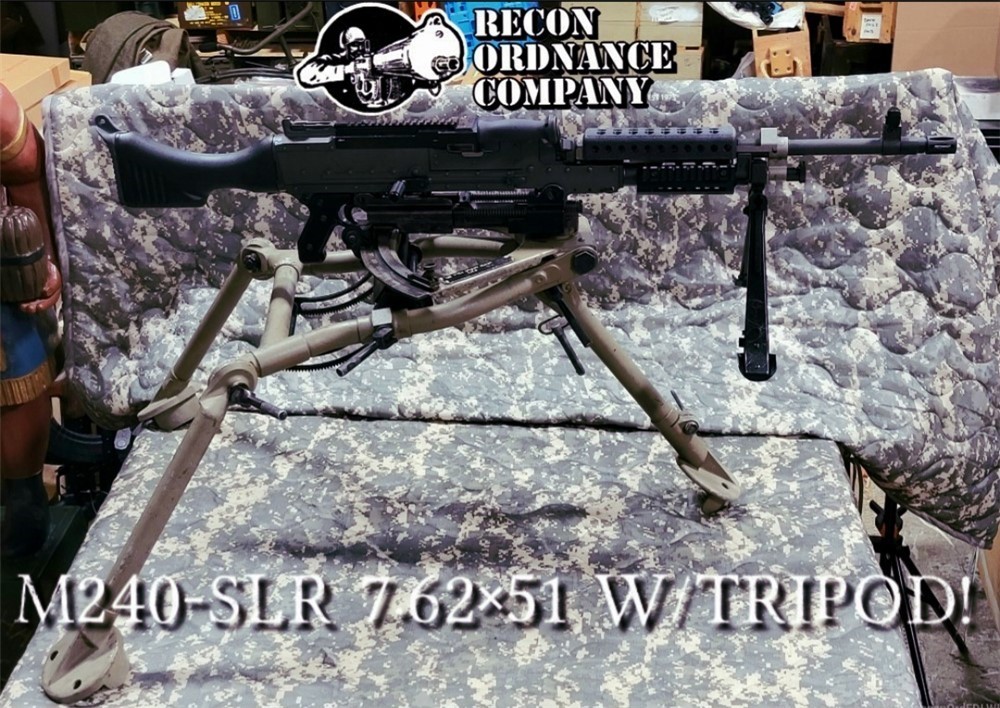 M240-SLR NEW w/ Israeli Tripod! M240 SLR 7.62x51 Like SAW-img-0