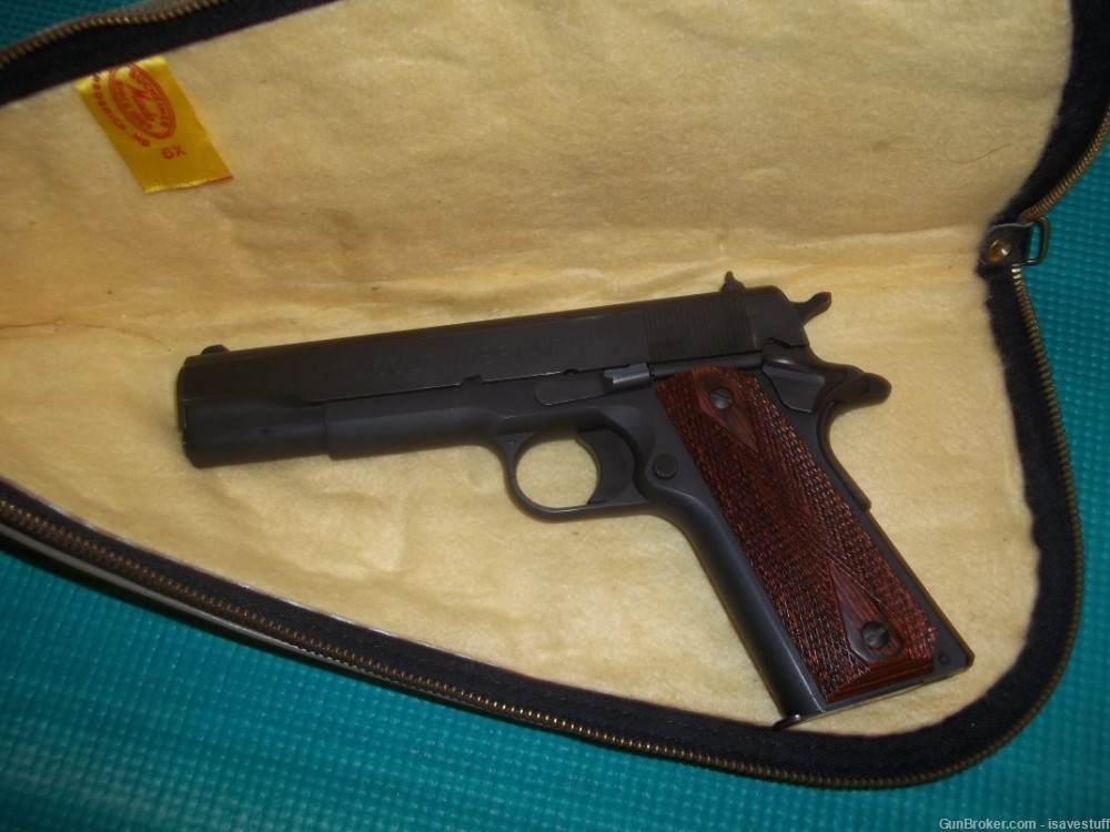 Vintage Bucheimer Handgun Case Colt 1911 Ruger Speed Six Smith Wesson 19 66-img-0