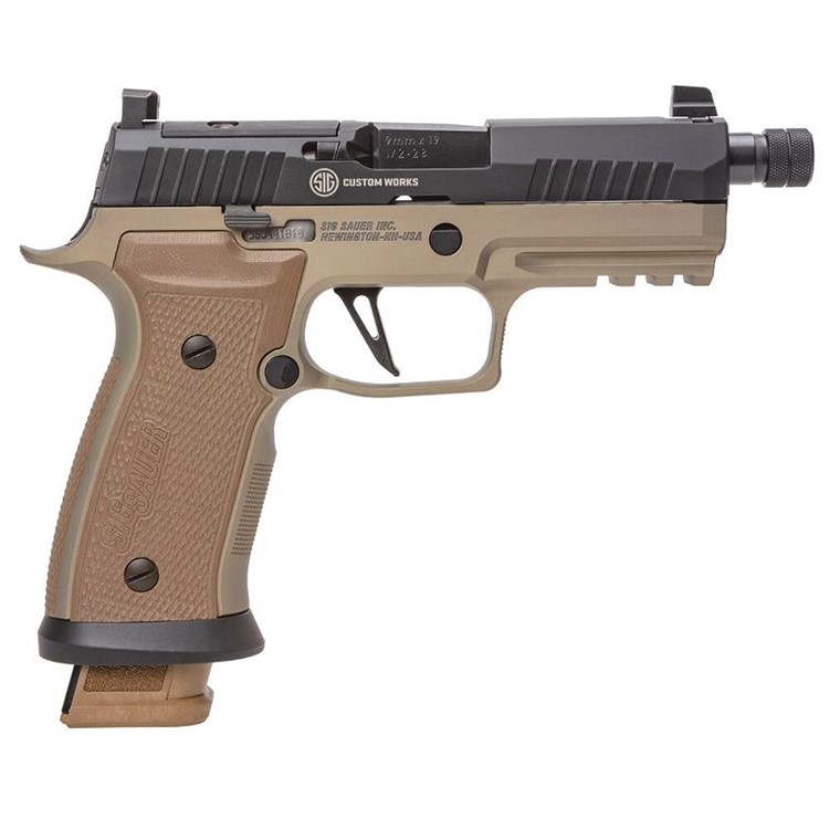 Sig Sauer Limited Edition P320 AXG Combat 9mm 4.6" FDE w/XRay3 (3)21rd Mags-img-1