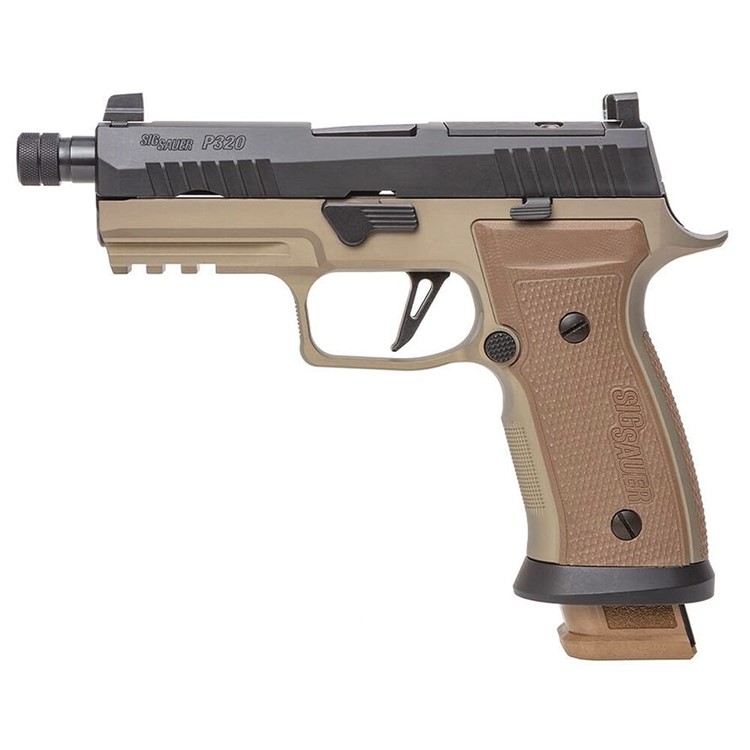 Sig Sauer Limited Edition P320 AXG Combat 9mm 4.6" FDE w/XRay3 (3)21rd Mags-img-0
