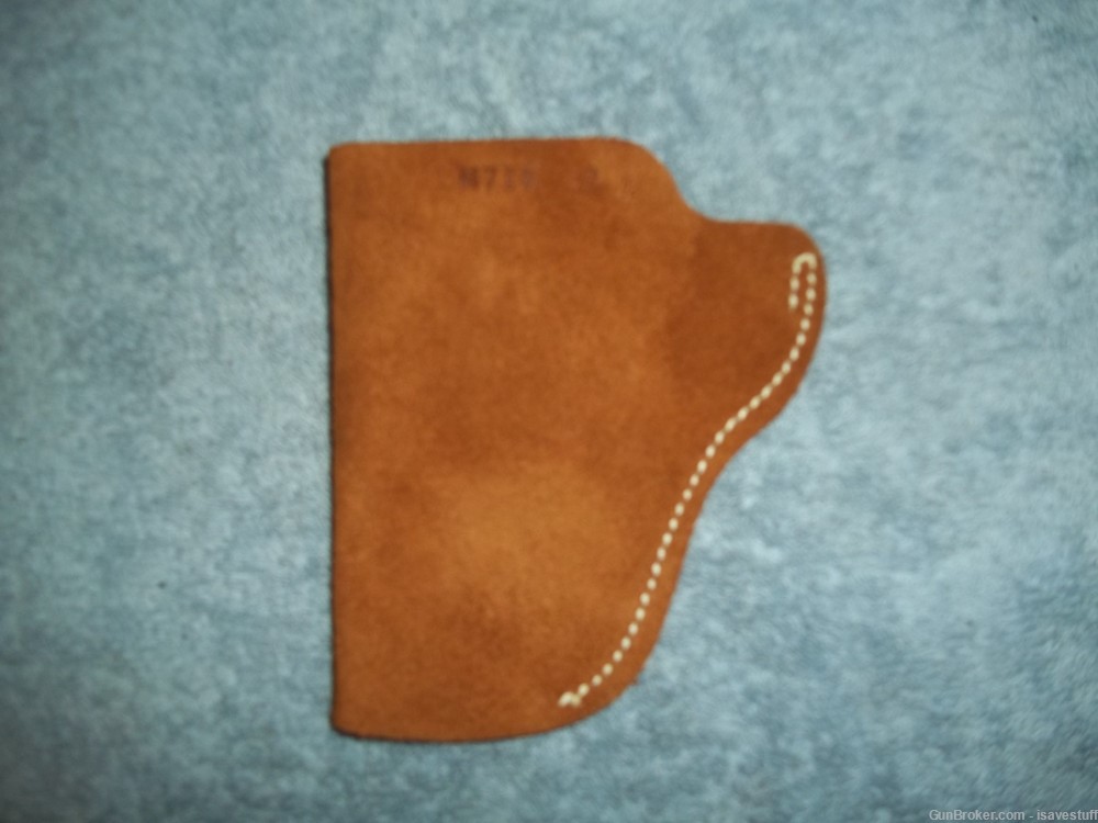 Smith Wesson 10 13 15 19 64 65 66 NOS Hume R/H IWB Suede / Leather Holster-img-6