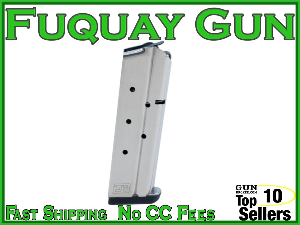 Ed Brown 10mm 8rd 1911 Magazine 849-10 1911 Clip M1911 Stainless Steel Mag-img-0