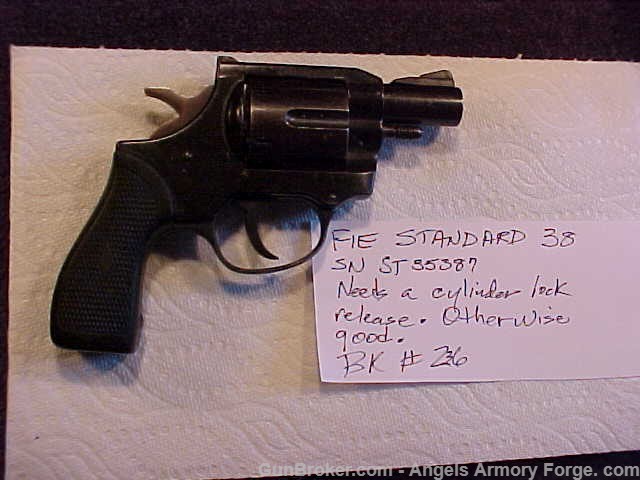 BK# 236  FIE Standard 38 Special Revolver-img-3