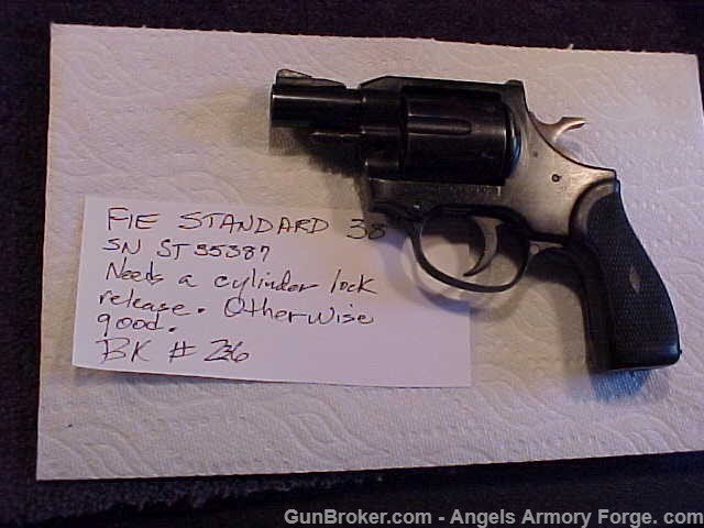 BK# 236  FIE Standard 38 Special Revolver-img-2