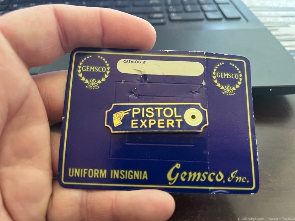 Gemsco Pistol Expert Badge Pendant-img-0