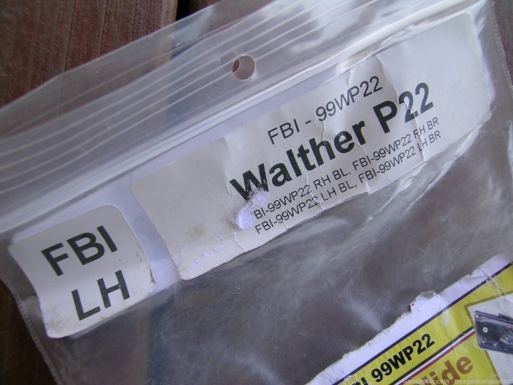 Stoner FBI Belt Slide Concealed Carry Holster Walther P22 LH New-img-5