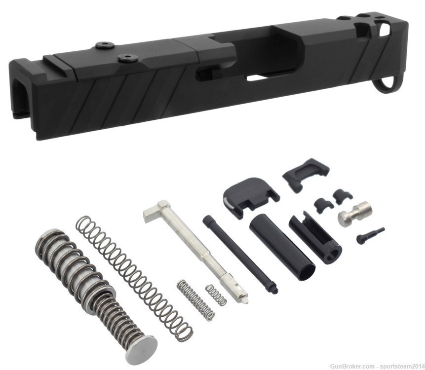 RMR Optic Ready GLOCK 26 9MM SLIDE + With RMR Cover Plate + Slide Parts Kit-img-0