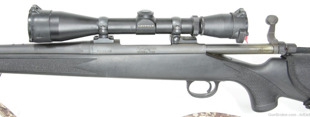 Remington model 700 w tripod leupold scope-img-2