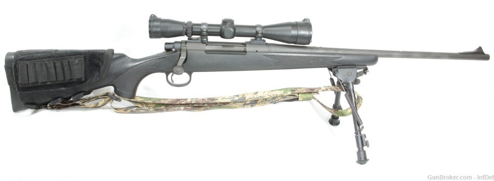 Remington model 700 w tripod leupold scope-img-1