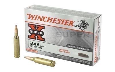 20rds Winchester Super X™ .243 Win 80gr Power-Point JSP X2431 FAST SHIP-img-1