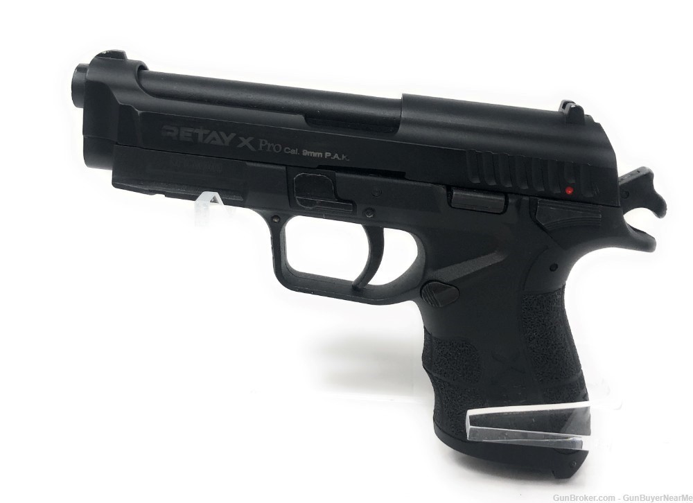 Kimar Blank Firing Pistol - Retay XPRO - Black Finish 9mm PAK-img-1