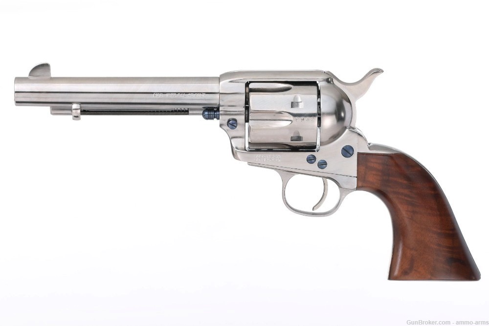 Taylor's & Co. Cattleman Nickel Tuned .357 Magnum 5.5" 6 Rds 555125DE-img-2