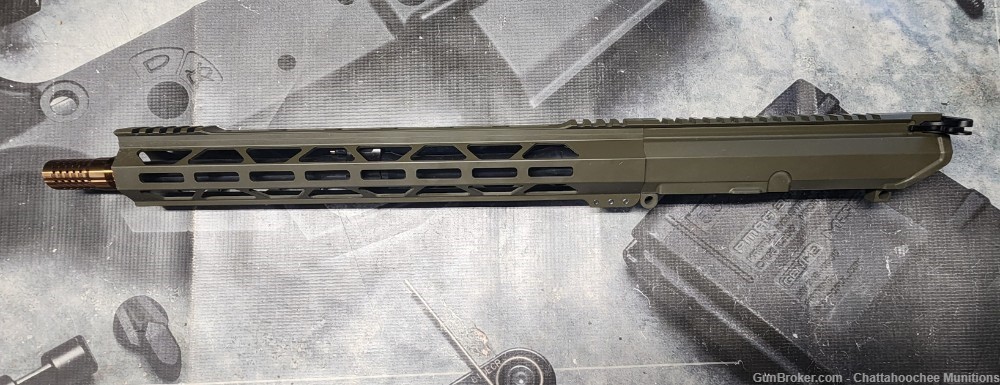 8.6 Blackout 16" Complete Upper OD Green - Armalite Pattern AR10-img-4