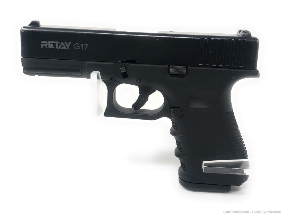 RETAY G17 Blank Pistol Cal 9mm P.A.K  - Black-img-1