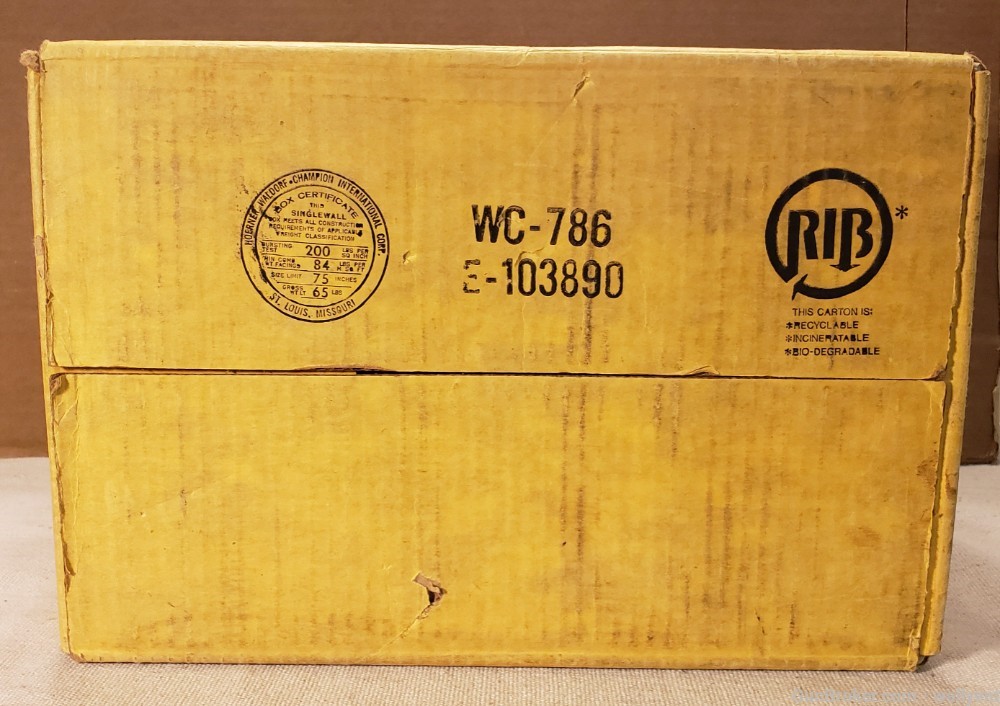 Western Super X Shotgun Shell Factory Box case Winchester Olin SX12P5 rare-img-6