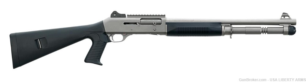 BENELLI M4 TACTICAL 18.5" 12 GAUGE SHOTGUN PISTOL GRIP, TI/BLK - 11794-img-3
